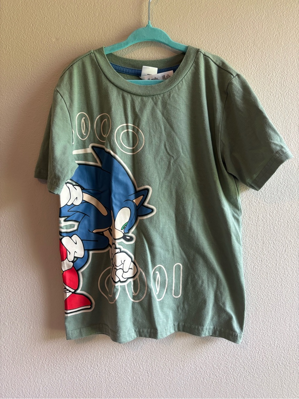 Boys Sage Green Sonic the Hedgehog Graphic Tee